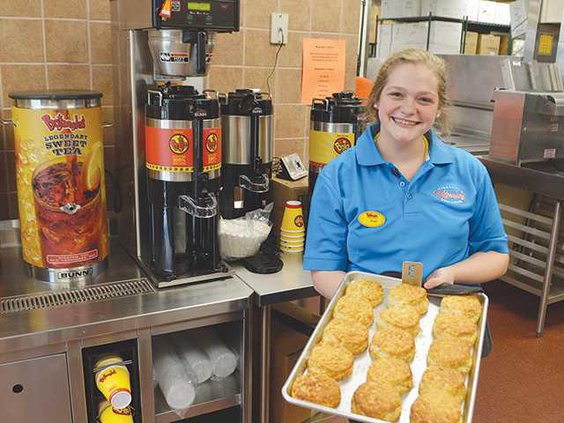 Bojangles biscuit girl