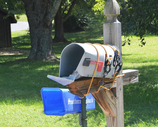 Mailbox damage in Westwood