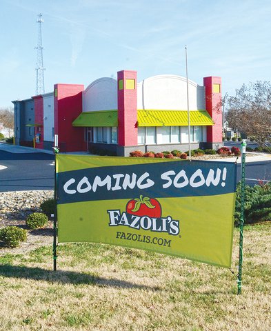 Fazoli's moving toward February opening - Southern Standard