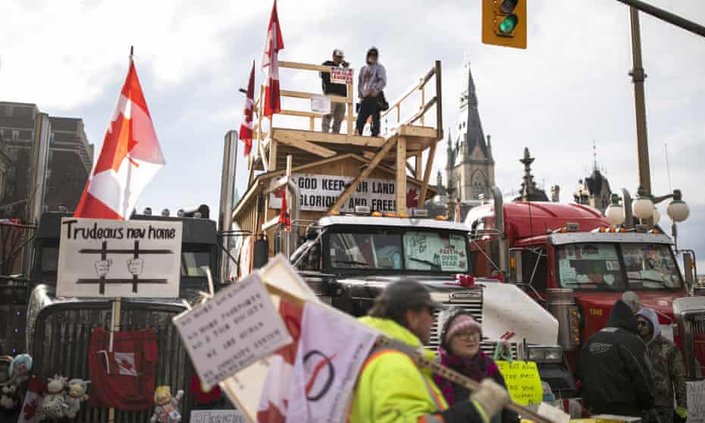 Canadian truck protest