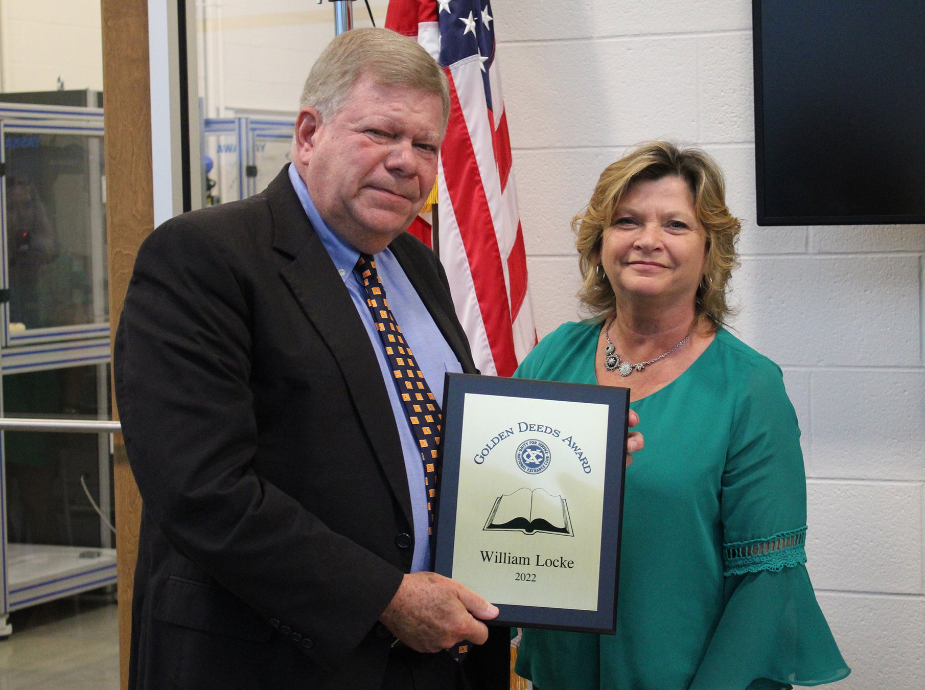 Bill Locke honored with Book of Golden Deeds Southern Standard