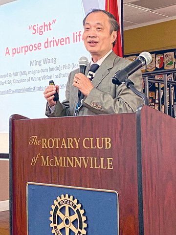 Dr. Ming Wang shares his vision with Rotary - Southern Standard - Vimarsana News
